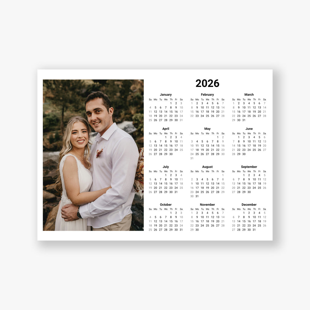Customised Magnetic Sheet Calendar – Flexible Photo Magnet
